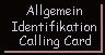 Allgemein - Identifikation - Calling Card