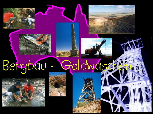 (c) KPKproject - Australien Bergbau/Goldwaschen - Collage