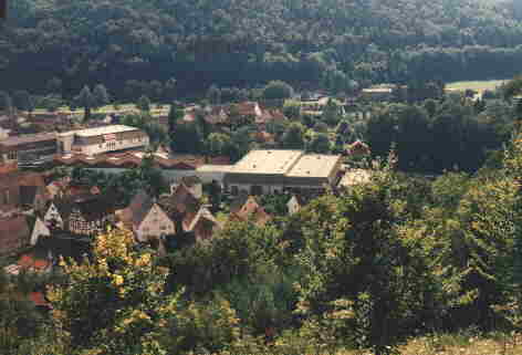 Bad Imnau - Teilausschnitt zum Eyach-Tal