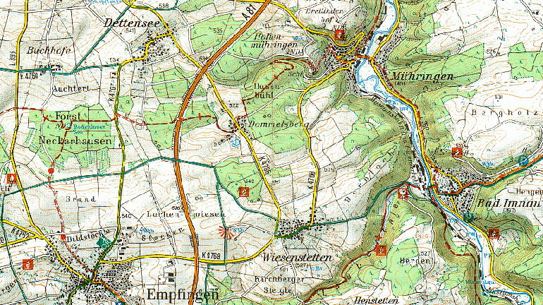 (c) Landesvermessungsamt Baden-Wrttemberg - Internet-Darstellungsgenehmigung vom 19.03.01, Az.:2851.2-A/322