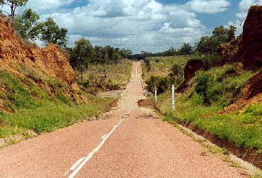 Floodway - QLD - fr den Fall, wenn das Flsschen ansteigt!