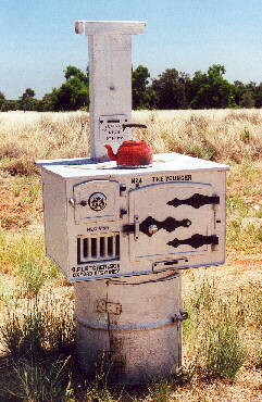 Kchenherd als Postbox umfunktioniert