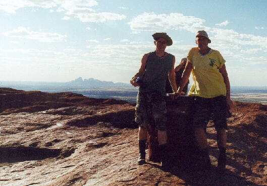 Ayers Rock - RB und KPK am Ziel angekommen - Endstation der Tour