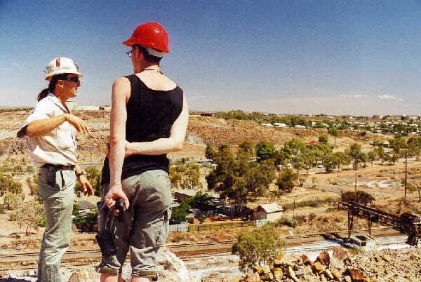 Broken Hill - Line of Lode Mine - on the top - surface
