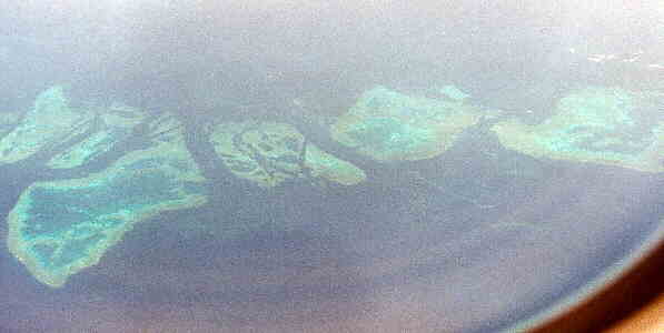 Great Barrier Reef aus 8000 Meter Hhe