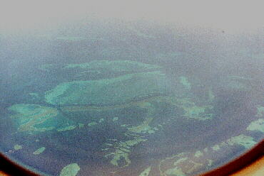 Great Barrier Reef aus 8000 Meter Hhe