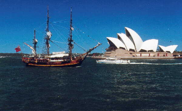 Sydney - Opera House - ein Pic vom Part-1 Trip - sorry es war wirklich so 'blau'