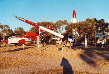 Woomera am Stuart Highway - Raketen-Freiluftmuseum