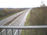 Blick von der Autobahnbrücke, welche wir NICHT überqueren!