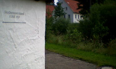 Albstadt - 01.07.2001 - IVV-Wanderung - Hochwasser-Erinnerungsmarke