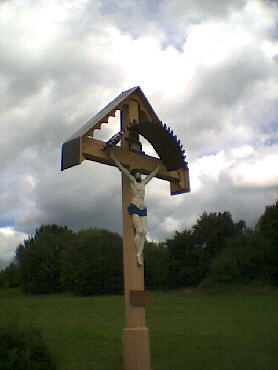 Heinstetten - Feldkreuz mit interessanter Inschrift
