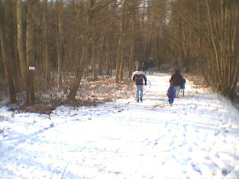 2002 Riederich - gleich nach dem Start bergauf