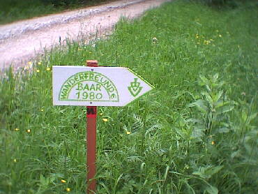 Tuningen/fingen - die Richtungsweiser auf der 22km-Schleife