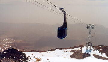 (c)2002 KPKproject - Teide - Seilbahn von Bergstation