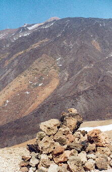 (c)2002 KPKproject - Der Ausblick zum Teidegipfel von der Montana Blanca aus