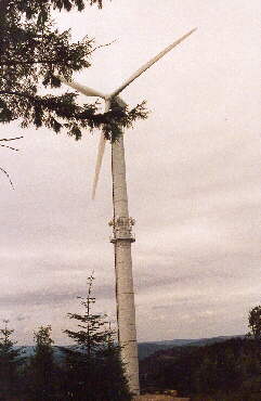 Auf dem Brandenkopf eine Windkraftanlage