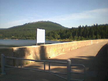 Schwarzenbach-Talsperre - Staumauer