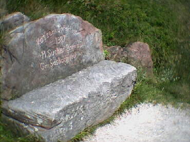 2001 - Steinbank kurz vor dem Mummelsee