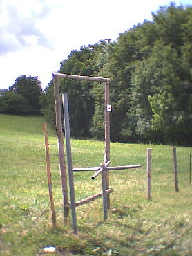Drehschikane zum Betreten der Weideflche
