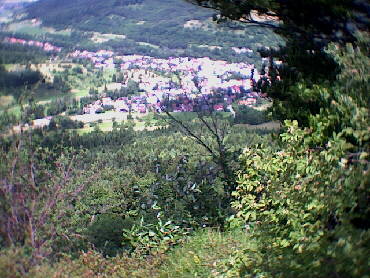 Ausblick auf unserer Wanderung