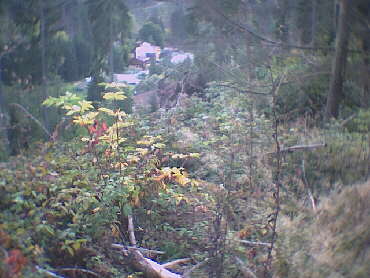 Pfalzgrafenweiler - Blick zur Klranlage beim Abstieg von der Nrdlinger Htte