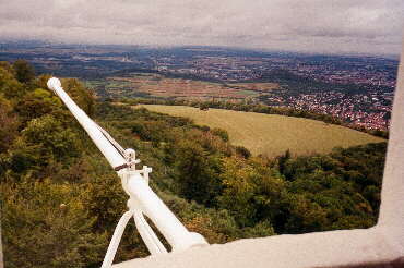 Aussicht ins Land vom Schnbergturm