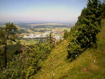 Aussicht ins Tal vom Plettenberg