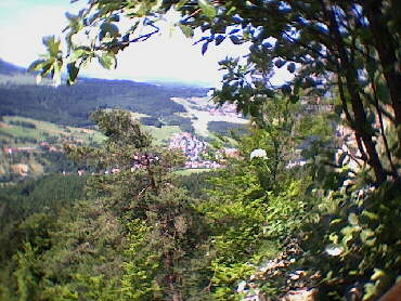 Blick von der Aussichtskanzel