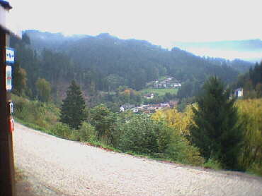 Blick auf Schnmnzach whrend dem Aufstieg