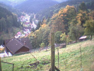 Blick auf Schnmnzach whrend dem Aufstieg