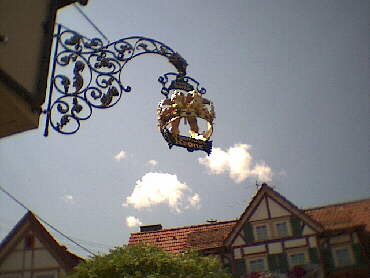 Gasthausschild Krone in Zavelstein