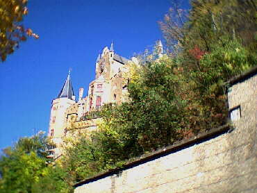 Die Burganlage Hohenzollern